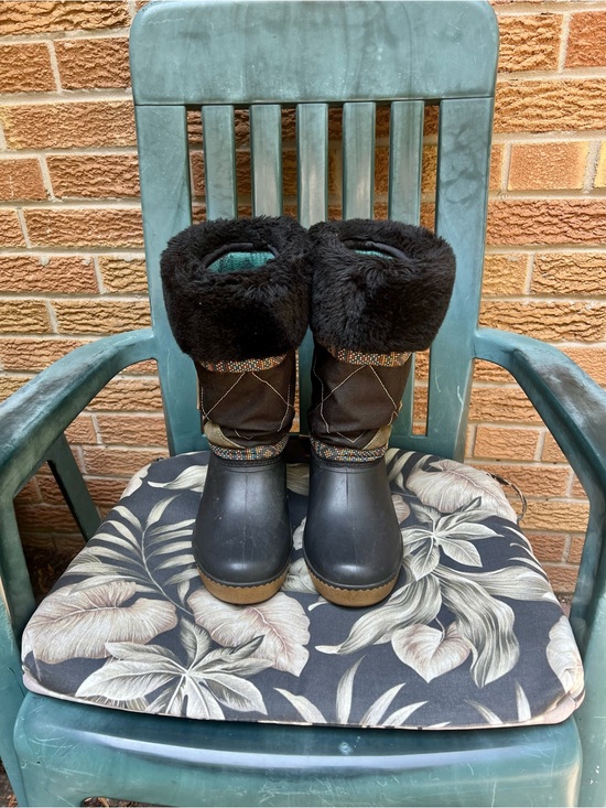 Baffin Shoes - Very Stylish built to last Baffin Black and Brown Women's Winter Rain Boots